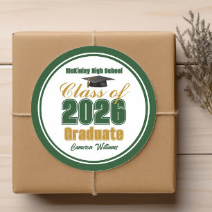 Sticker Rond Fête de remise des diplômes de la promotion 2026 e