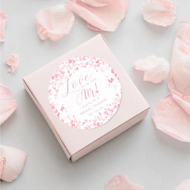 Sticker Rond Fête de Saint-Valentin pour Mariage (Créateur téléchargé)