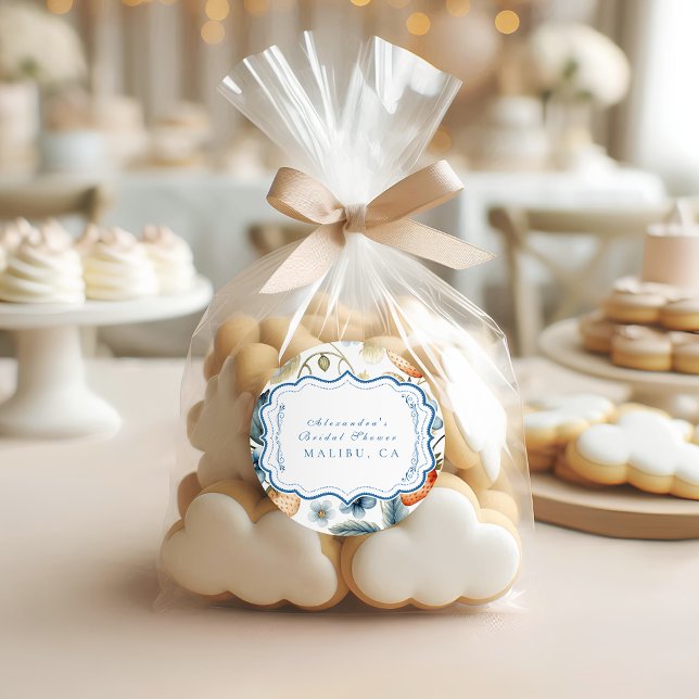 Sticker Rond Fête des mariées d'amour Berry été (Créateur téléchargé)