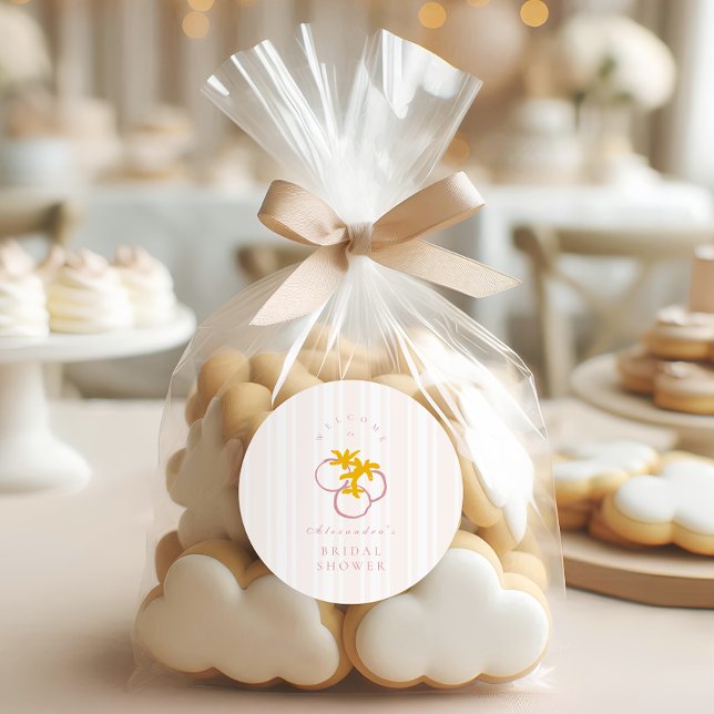 Sticker Rond Fête des mariées du marché agricole (Créateur téléchargé)