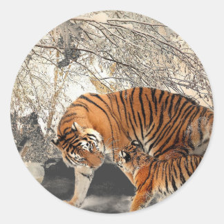 Sticker Rond Fête des mères