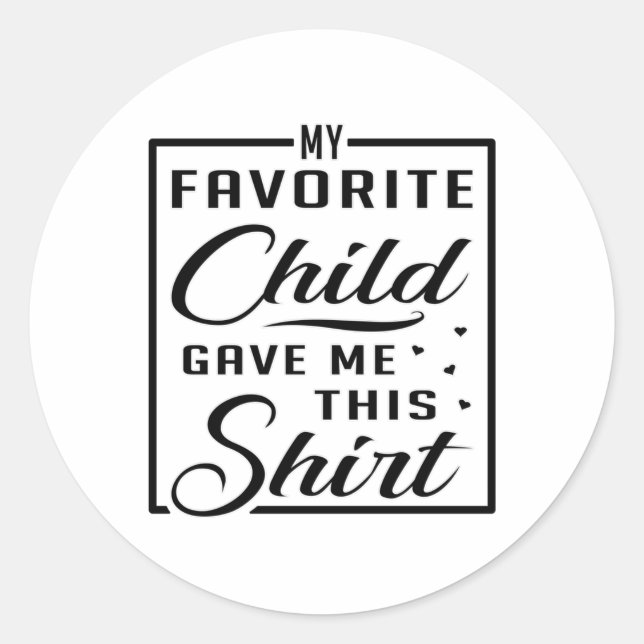 Sticker Rond Fête des mères mère mères maman maman Idée cadeau  (Devant)