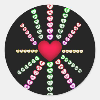 Sticker Rond Fête des pères
