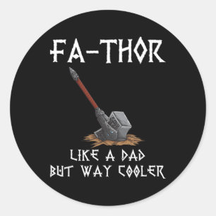 Sticker Rond - Fête des pères Fête des pères Cadeau papa père