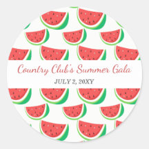 Fête d'été Motif de pastèque personnalisée
