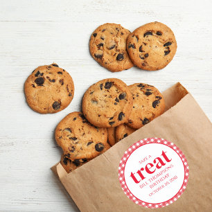 Sticker Rond Fête d'été sur mesure Prenez un soin