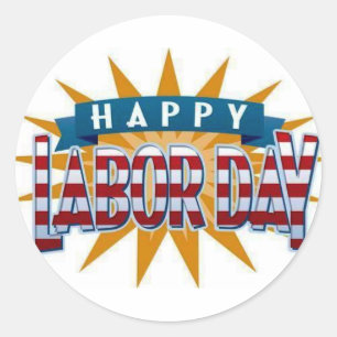 Sticker Rond Fête du travail