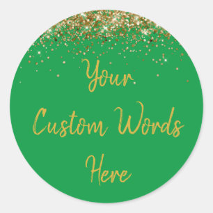 Sticker Rond Fête Personnalisée Favoriser Anniversaire Kelly Ve