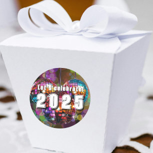 Sticker Rond Fêtons 2025