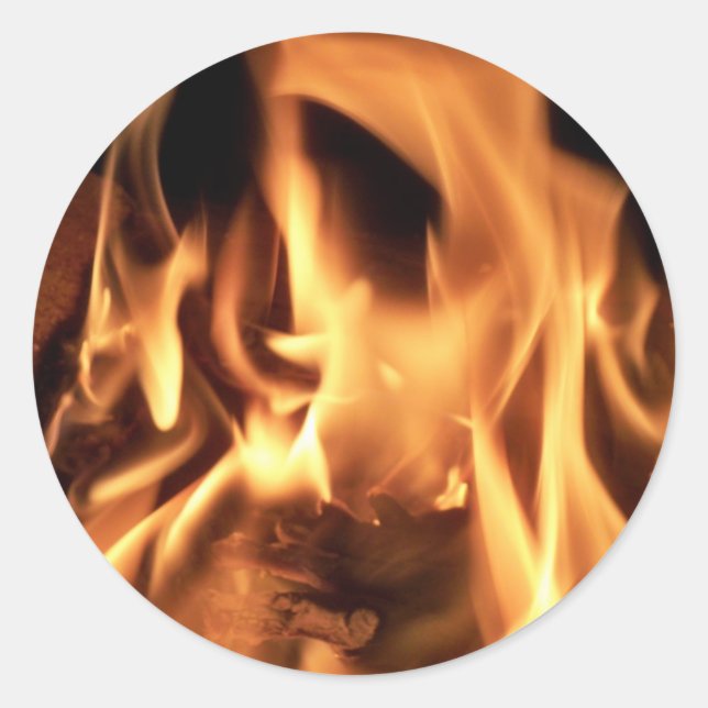 Sticker Rond Feu (Devant)
