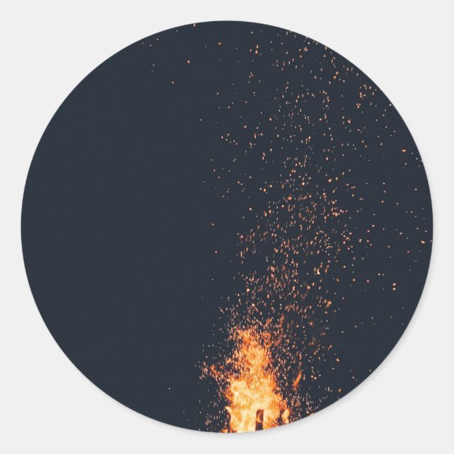 Sticker Rond feu (Devant)