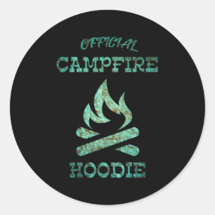 Sticker Rond Feu de feu officiel