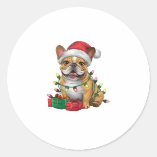Sticker Rond Feu de Noël Feu de Noël Feu de Noël