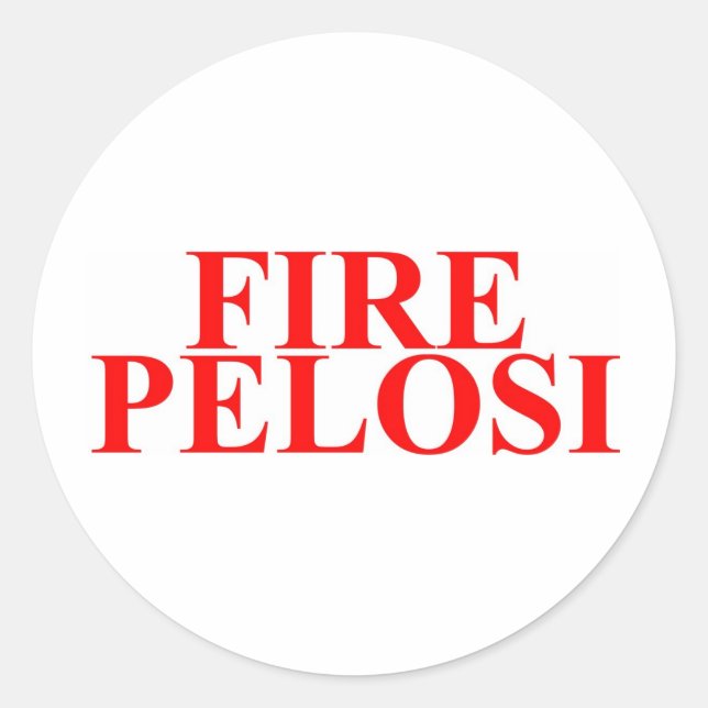 Sticker Rond Feu Pelosi (Devant)
