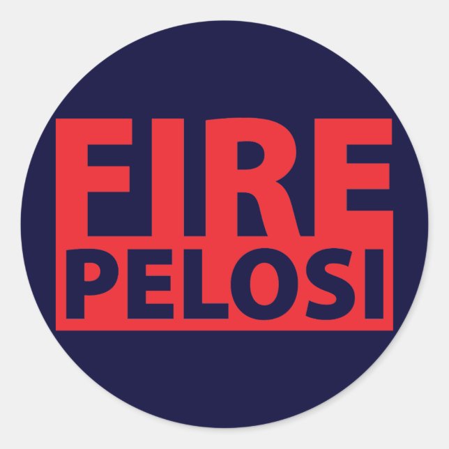 Sticker Rond Feu Pelosi (Devant)