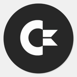 Sticker Rond Feuille autocollante Commodore