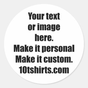 Sticker Rond Feuille autocollante de 1,5 po. Prêt à customiser.