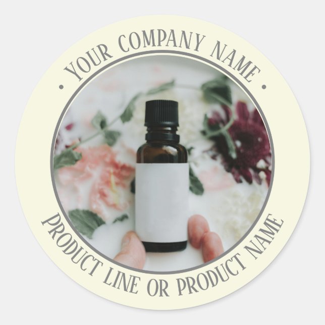 Sticker Rond Feuille d'autocollants de promotion de produit (Devant)