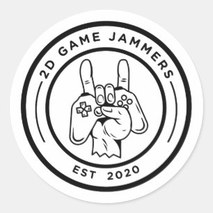 Sticker Rond Feuille d'autocollants du logo