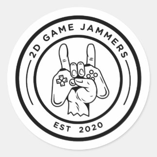 Sticker Rond Feuille d'autocollants du logo