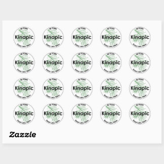 Sticker Rond Feuille d'autocollants Kinapic 80e