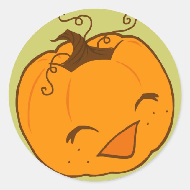 Sticker Rond Feuille d'autocollants Lil' Punkin (Devant)