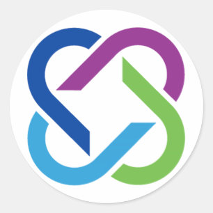 Sticker Rond Feuille d'autocollants Merakey Logo (20 autocollan