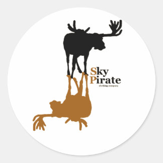 Sticker Rond Feuille d'autocollants "Moose Made Me"