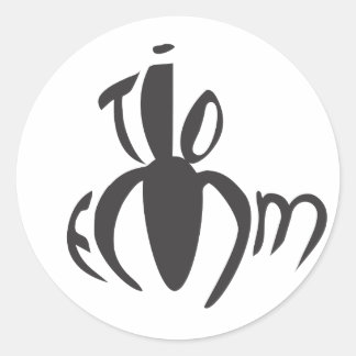 Sticker Rond Feuille d'autocollants TioEmm