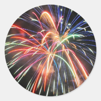 Sticker Rond Feux