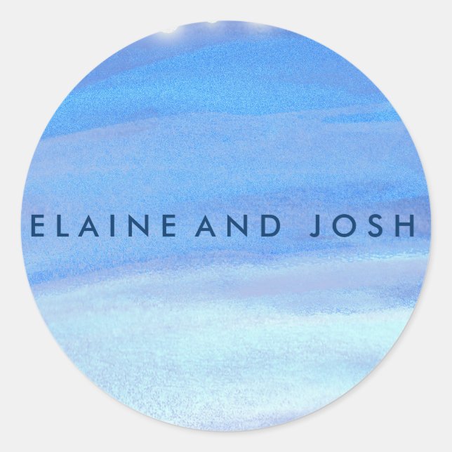 Sticker Rond Feux à cordes sur l'eau (Devant)