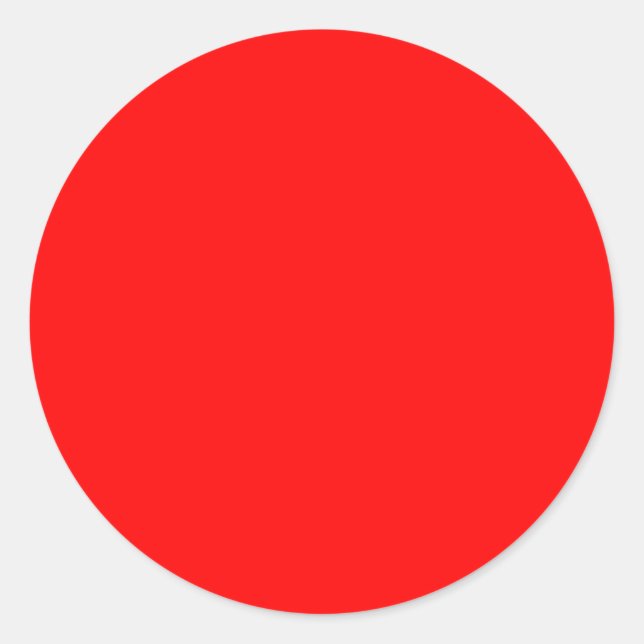 Sticker Rond FF0000 Rouge (Devant)