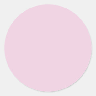Sticker Rond FFCCFF Couleur solide Lavande rose Lilac pâle