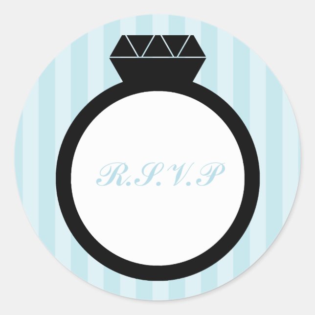 Sticker Rond Fiançailles Ceintures Mariages (Devant)