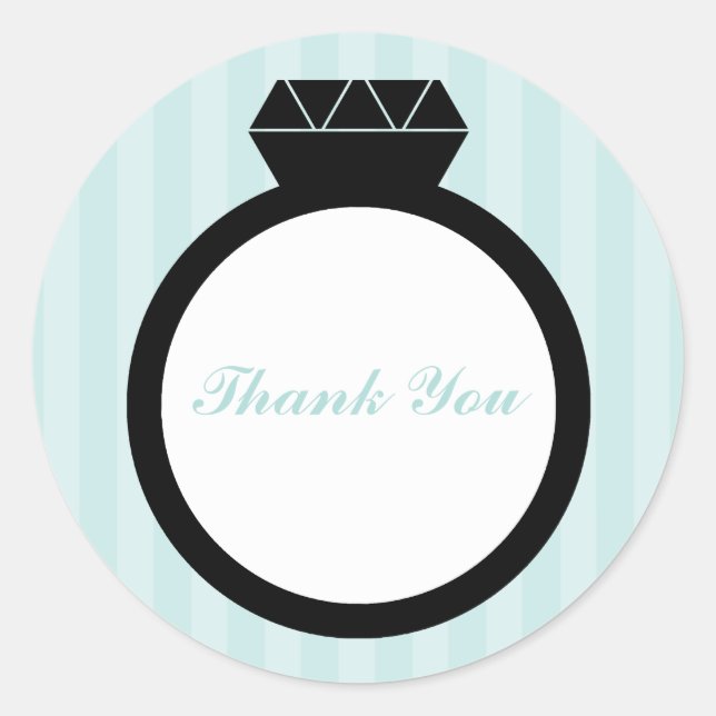 Sticker Rond Fiançailles Ceintures Mariages (Devant)