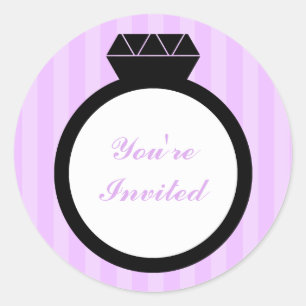 Sticker Rond Fiançailles Ceintures Mariages