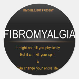Sticker Rond Fibromyalgie