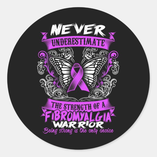 Sticker Rond Fibromyalgie 2016 (Devant)