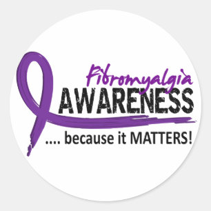 Sticker Rond Fibromyalgie de la conscience 2