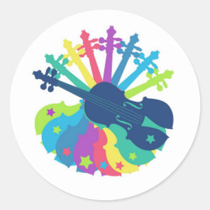 Sticker Rond fiddlefun