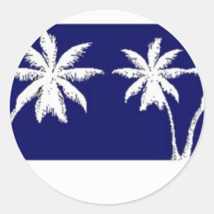 Sticker Rond Fidji