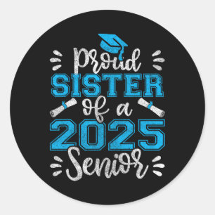 Sticker Rond Fier Soeur D'Une Chemise Souveraine 2025 Cl De 202