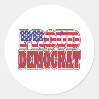 Sticker Rond Fière Dem