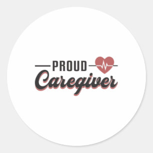 Sticker Rond Fière infirmière soignante infirmière soignante ai