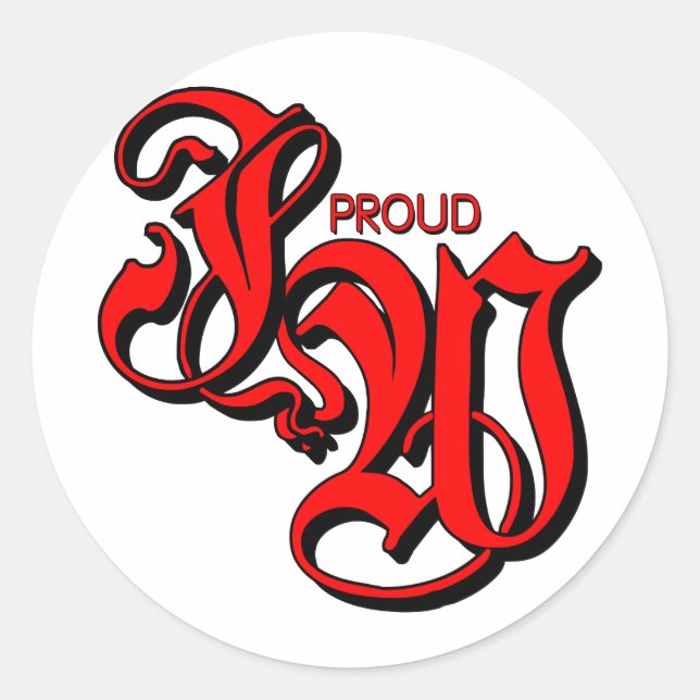 Sticker Rond Fière JW Jehovahs Témoin (Devant)