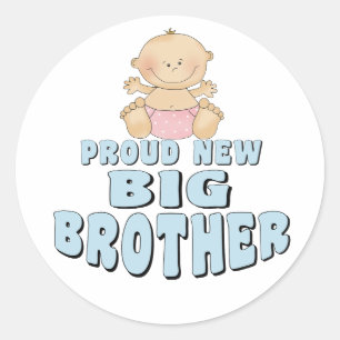 Sticker Rond Fière Nouvelle Fille Big Brother