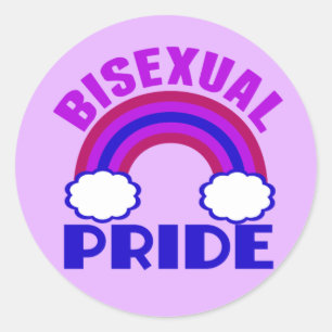 Sticker Rond Fierté bisexuelle