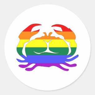 Sticker Rond Fierté de GLBT : Cancer, le 22 juin - 22 juillet
