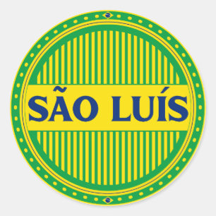 Sticker Rond Fierté de la ville de São Luís – Identité brésilie