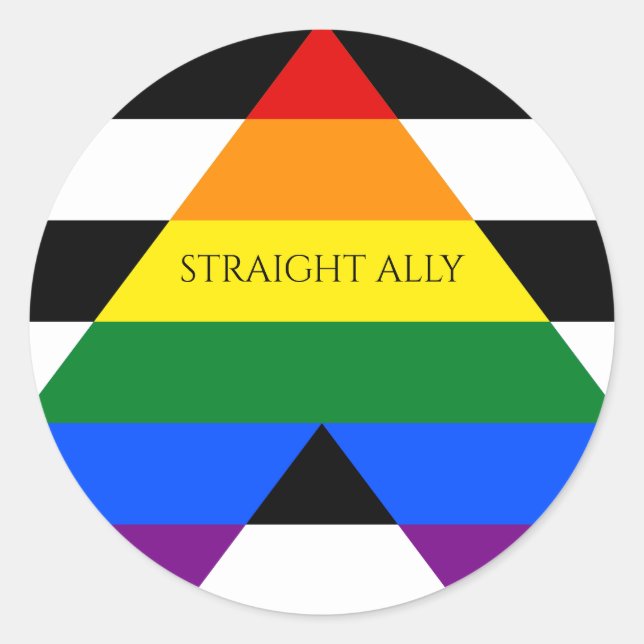 Sticker Rond Fierté de l'Ally droit (Devant)